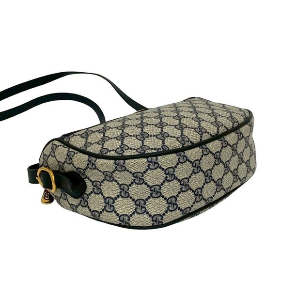 GUCCI Blue Leather Shoulder Bag - Picture 7 of 9